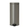 Poubelle à pédale NEWICON 30 l, platine, Brabantia