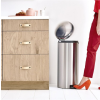 Poubelle à pédale NEWICON 30 l, résistant aux traces de doigts, acier mat, Brabantia