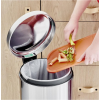 Poubelle à pédale NEWICON 30 l, résistant aux traces de doigts, acier mat, Brabantia