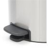 Poubelle à pédale NEWICON 30 l, résistant aux traces de doigts, acier mat, Brabantia