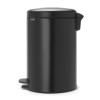 Poubelle à pédale NEWICON 20 l, noir mat, Brabantia