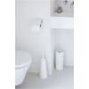 Support brosse à toilette, dérouleur de papier toilette et porte-rouleau de rechange en set RENEW, blanc, Brabantia