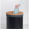 Bac à linge 60 l, avec couvercle en liège, noir, Brabantia