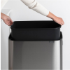 Poubelle à couvercle tactile BO HI 60 l, acier mat, Brabantia