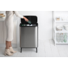 Poubelle à couvercle tactile BO HI 60 l, acier mat, Brabantia