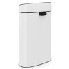Poubelle à couvercle tactile TOUCH BIN NEW 40 l, blanc, Brabantia