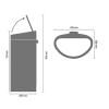 Poubelle à couvercle tactile TOUCH BIN NEW 40 l, blanc, Brabantia