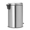 Poubelle à pédale NEWICON 20 l, acier mat, Brabantia