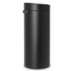 Poubelle à couvercle tactile TOUCH BIN NEW 30 l, noir mat, Brabantia