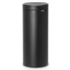 Poubelle à couvercle tactile TOUCH BIN NEW 30 l, noir mat, Brabantia