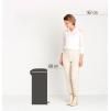 Poubelle à pédale NEWICON 30 l, noir mat, Brabantia