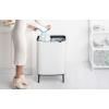 Poubelle à couvercle tactile BO HI 2 x 30 l, blanc, Brabantia