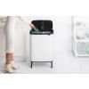 Poubelle à couvercle tactile BO HI 2 x 30 l, blanc, Brabantia