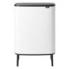 Poubelle à couvercle tactile BO HI 2 x 30 l, blanc, Brabantia