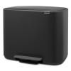 Poubelle à pédale BO 36 l, noir mat, Brabantia