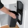 Poubelle encastrable 10 l, noir, Brabantia