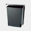 Poubelle encastrable 10 l, noir, Brabantia