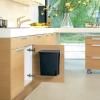 Poubelle encastrable 10 l, noir, Brabantia