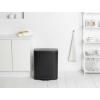 Poubelle à pédale BO 2 x 30 l, noir, Brabantia