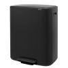 Poubelle à pédale BO 2 x 30 l, noir, Brabantia