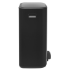 Poubelle à pédale BO 2 x 30 l, noir, Brabantia