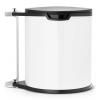 Poubelle encastrable 15 l, blanc, Brabantia