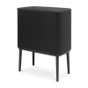 Poubelle à couvercle tactile BO 3 x 11 l, noir mat, Brabantia