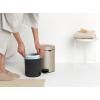 Poubelle à pédale NEWICON 5 l, champagne, Brabantia