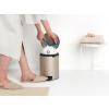 Poubelle à pédale NEWICON 5 l, champagne, Brabantia