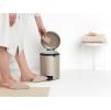 Poubelle à pédale NEWICON 5 l, champagne, Brabantia