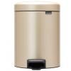 Poubelle à pédale NEWICON 5 l, champagne, Brabantia