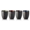 Mug thermo, set de 4 pc, noir, Bitz