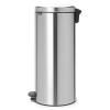 Poubelle à pédale NEWICON 30 l, acier mat, Brabantia