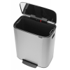 Poubelle à pédale BO 60 l, acier mat, Brabantia