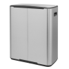 Poubelle à pédale BO 60 l, acier mat, Brabantia