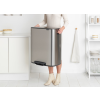 Poubelle à pédale BO 60 l, acier mat, Brabantia
