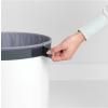 Bac à linge 60 l, avec couvercle en liège, blanc, Brabantia