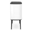 Poubelle à couvercle tactile BO 11 + 23 l, blanc, Brabantia