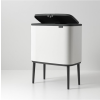 Poubelle à couvercle tactile BO 11 + 23 l, blanc, Brabantia