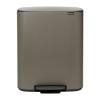 Poubelle à pédale BO 60 l, platine, Brabantia