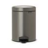Poubelle à pédale NEWICON 5 l, platine, Brabantia