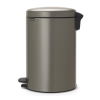 Poubelle à pédale NEWICON 20 l, platine, Brabantia