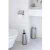 Dérouleur de papier toilette, acier mat, Brabantia