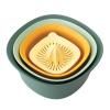 Bol de cuisine en set, 4 pièces, avec passoire et presse-agrumes, Brabantia