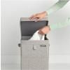 Sac à linge 35 l, empilable, gris clair, Brabantia