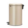 Poubelle à pédale NEWICON 20 l, champagne, Brabantia