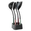 Ustensiles de cuisine, set de 5 pc, avec support, multicolore, Brabantia