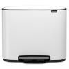 Poubelle à pédale BO 11 + 23 l, blanc, Brabantia