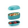 Lunchbox FOOD A PORTER, 2 conteneurs, gris, Alessi