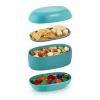 Lunchbox FOOD A PORTER, 2 conteneurs, rouge, Alessi